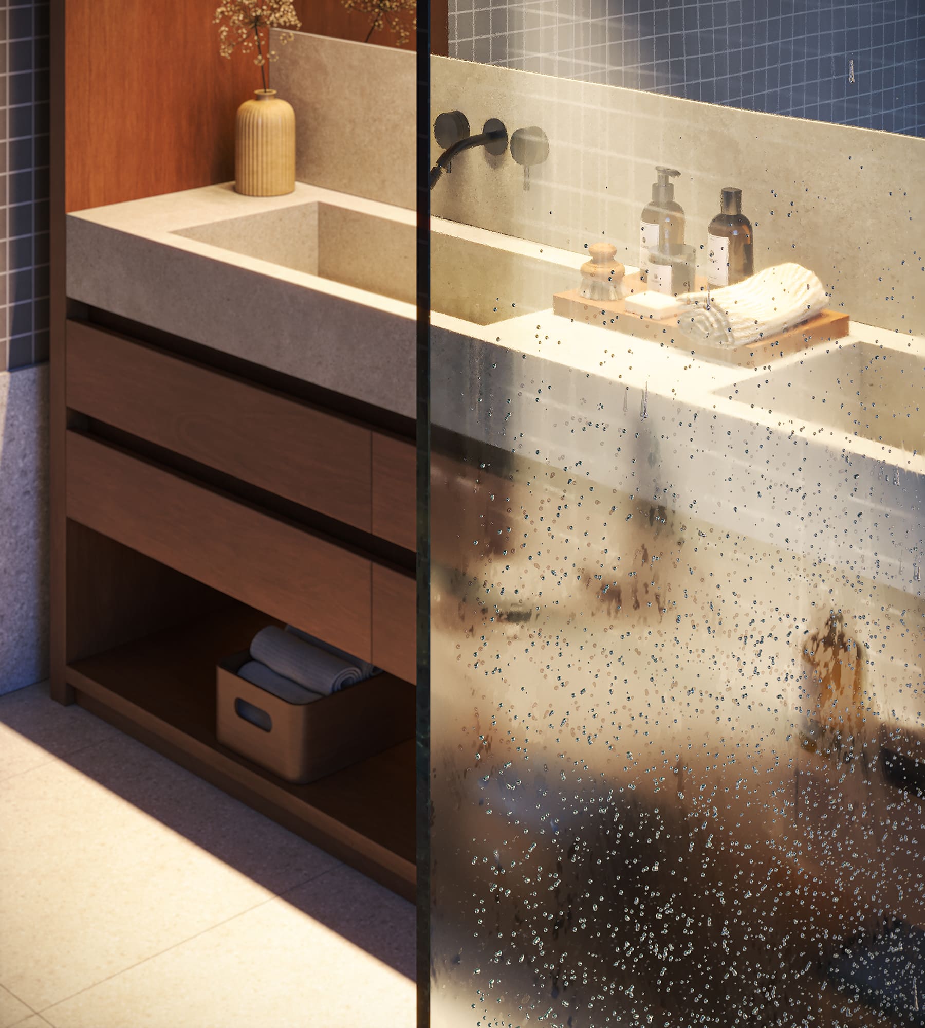 Nicoloierardi – bathroom faucet close-up with water drops
