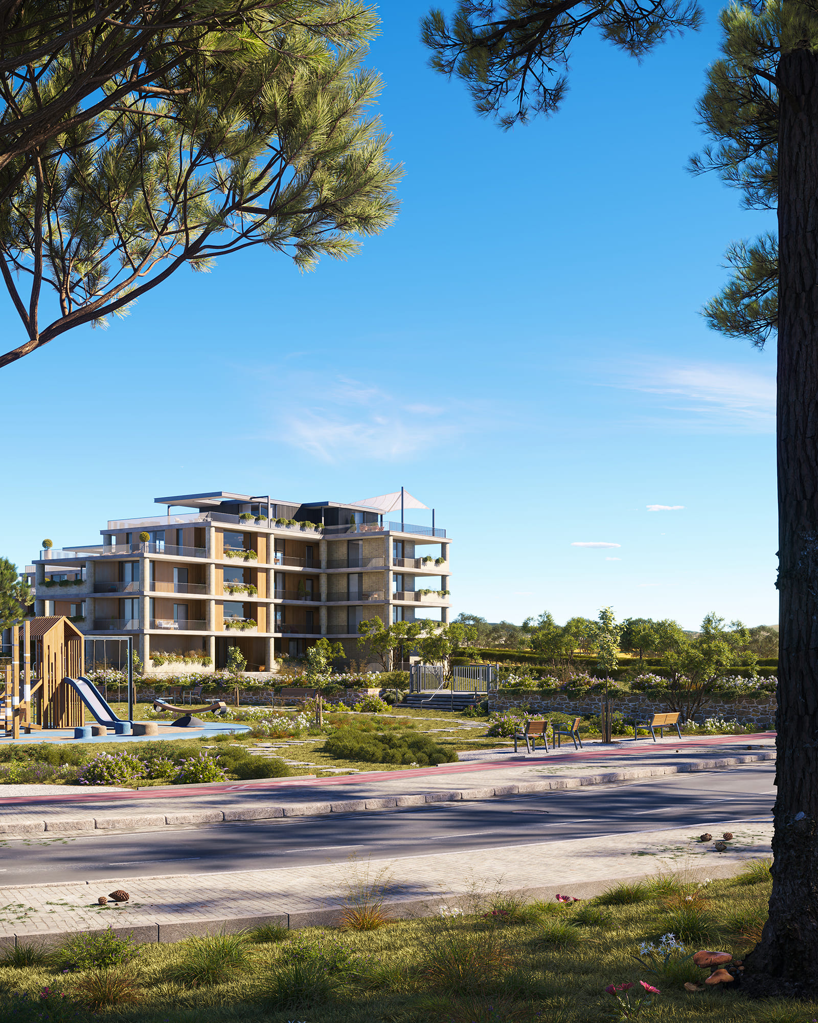 Nicoloierardi – outdoor area with playground, garden view